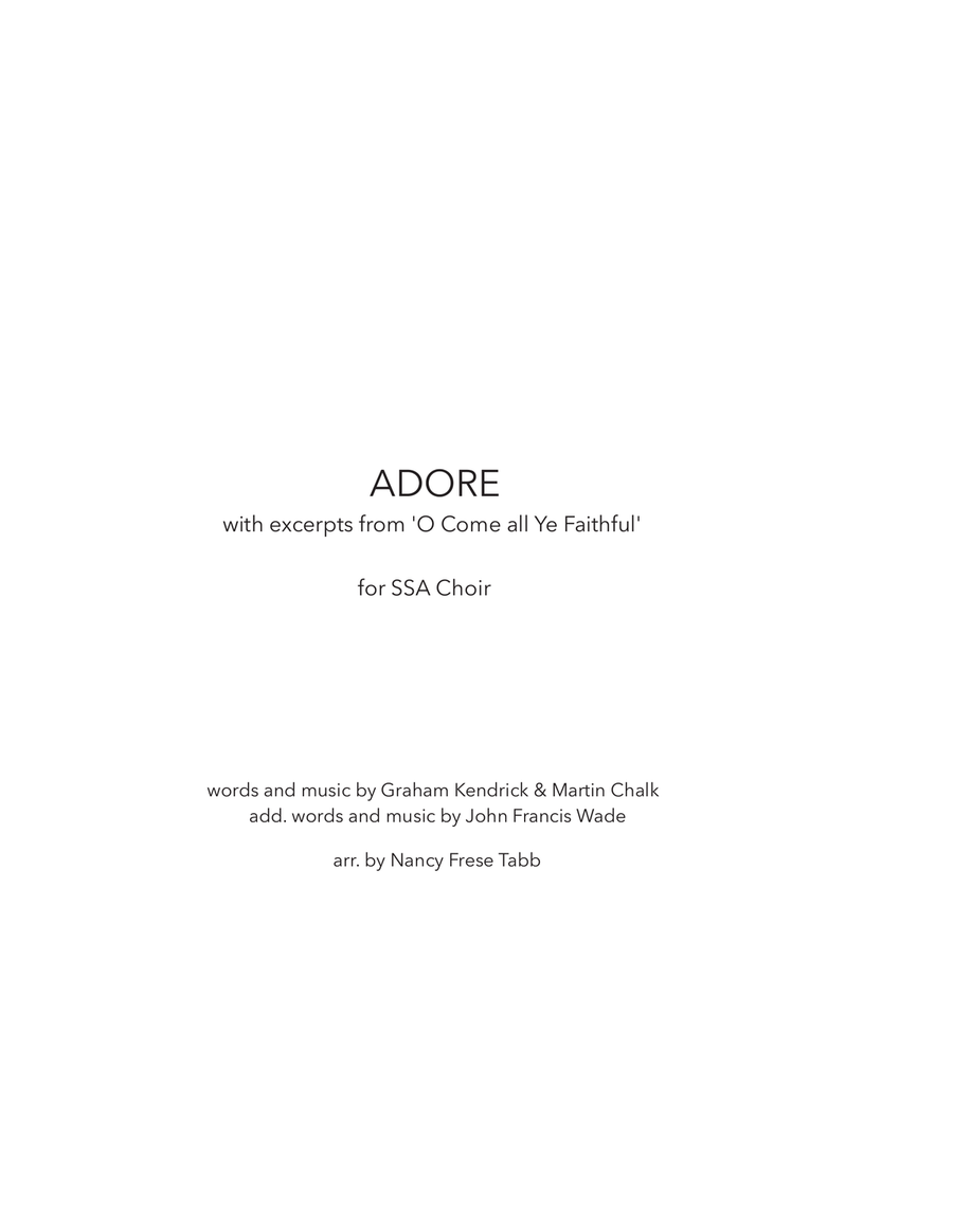 Adore SSA scores gallery preview page 1