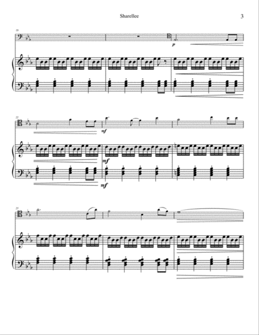 Sharellee Piano scores gallery preview page 4