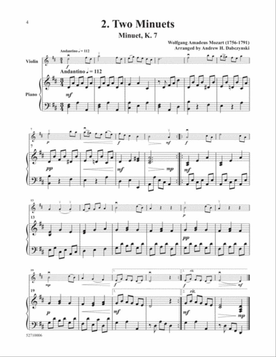 I Can Play Mozart Violin Solo scores gallery preview page 2