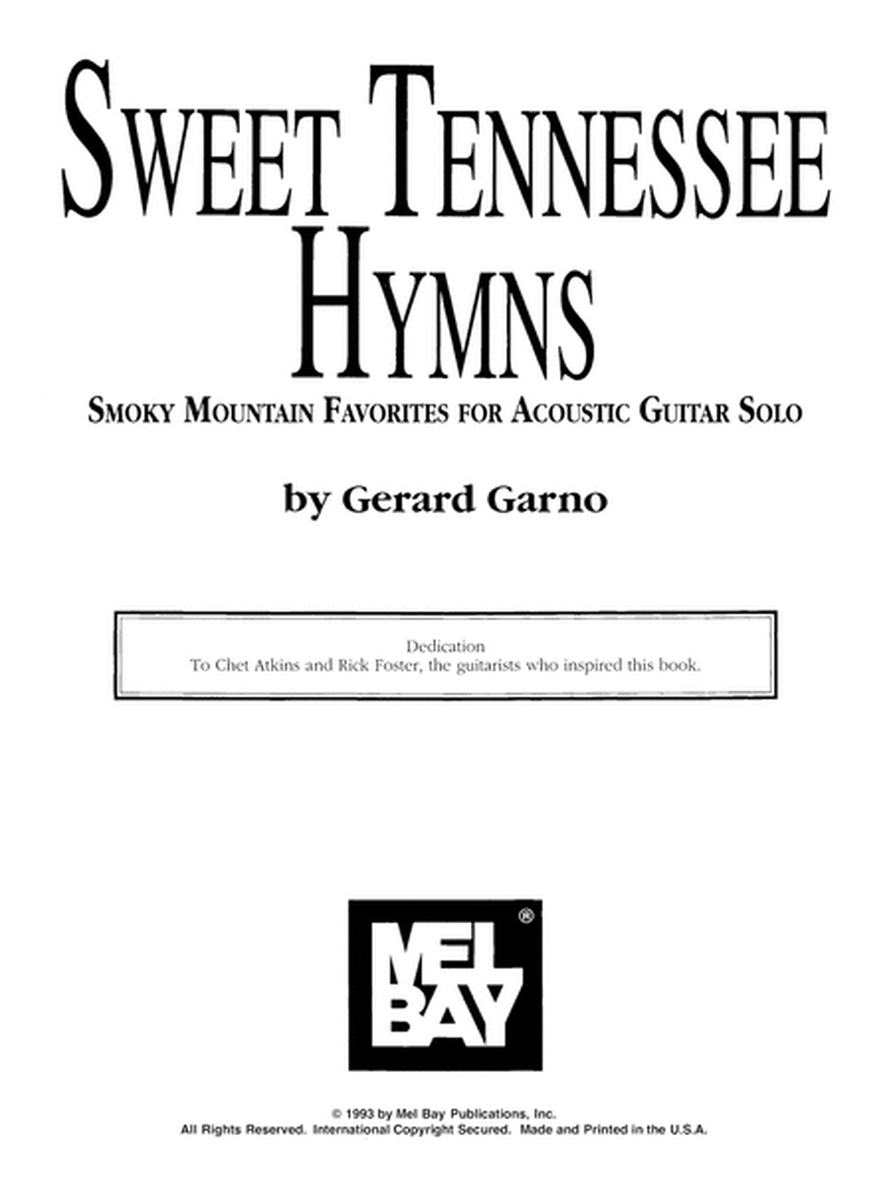 Sweet Tennessee Hymns for Acoustic Guitar