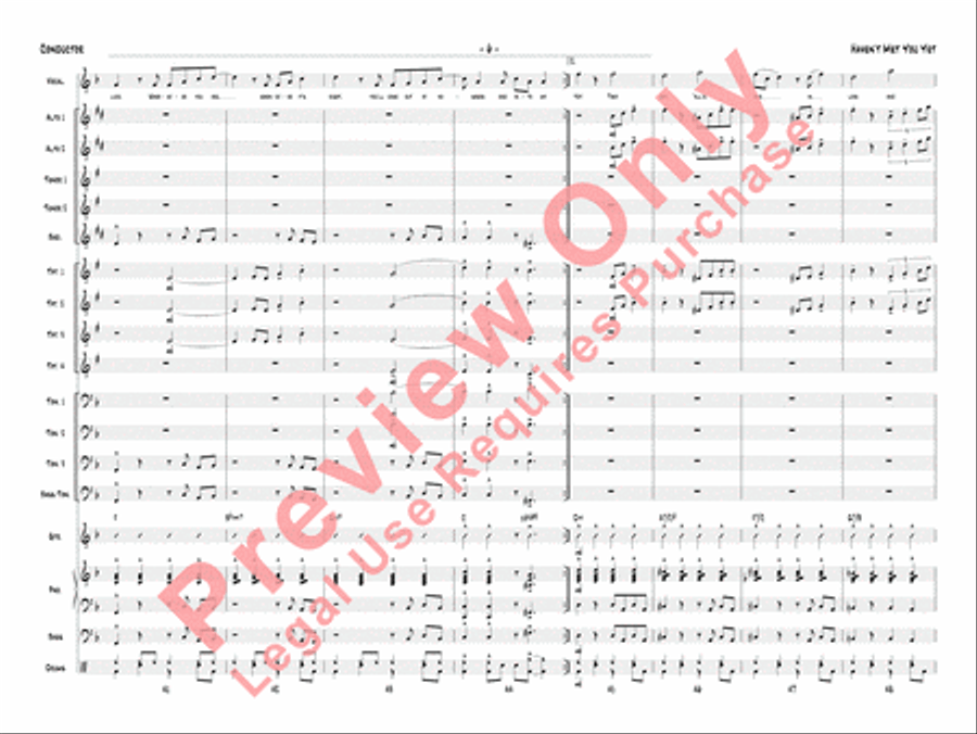 Haven't Met You Yet Haven't Met You Yet Jazz Ensemble scores gallery preview page 9