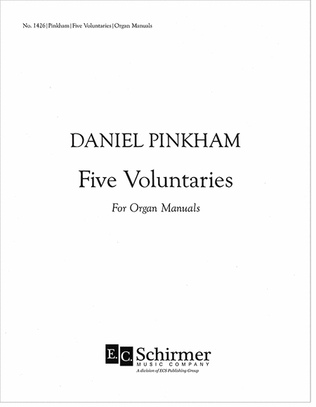 Book cover for Five Voluntaries for Organ Manuals