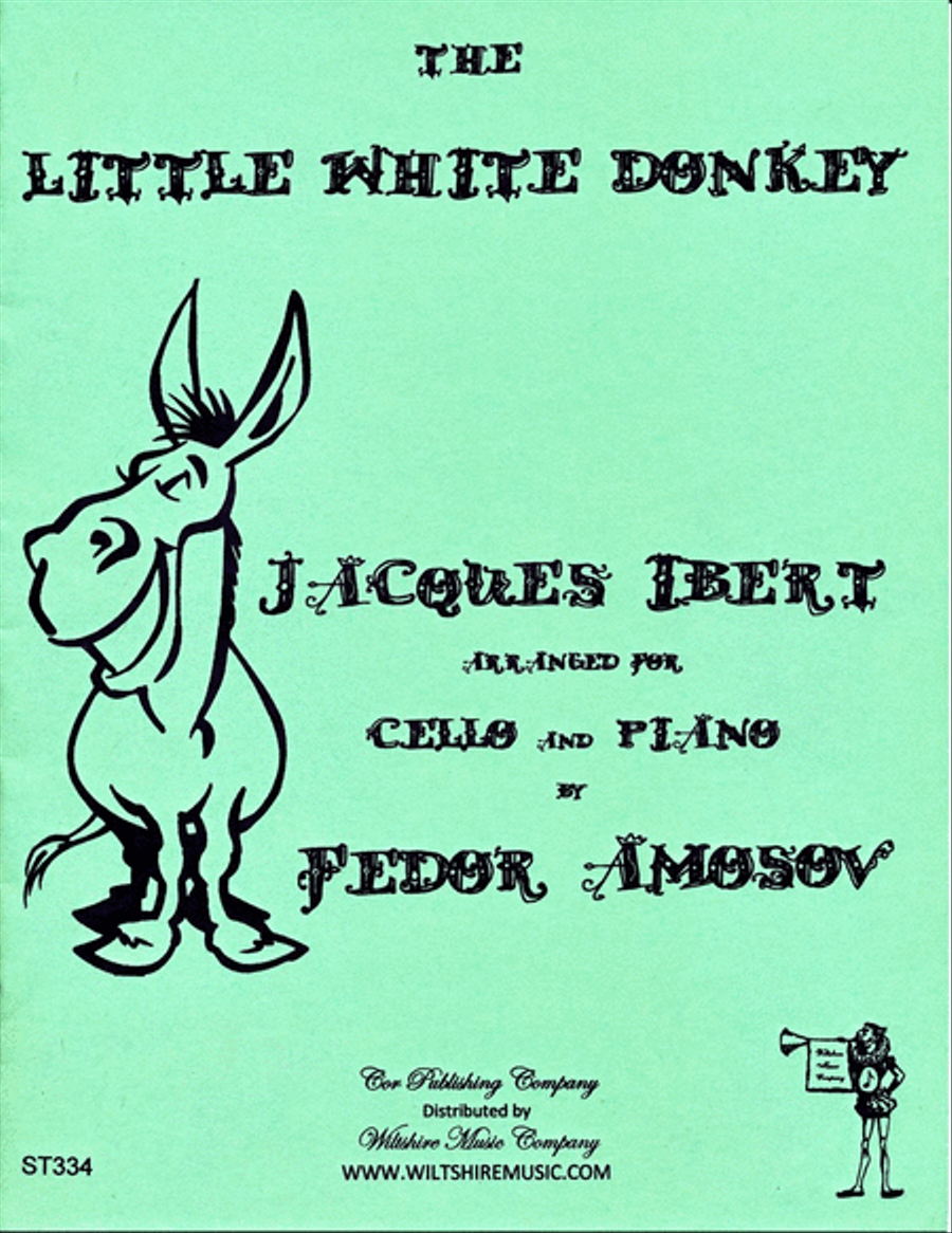 The Little White Donkeu (Amosov) Piano Accompaniment scores gallery preview page 1