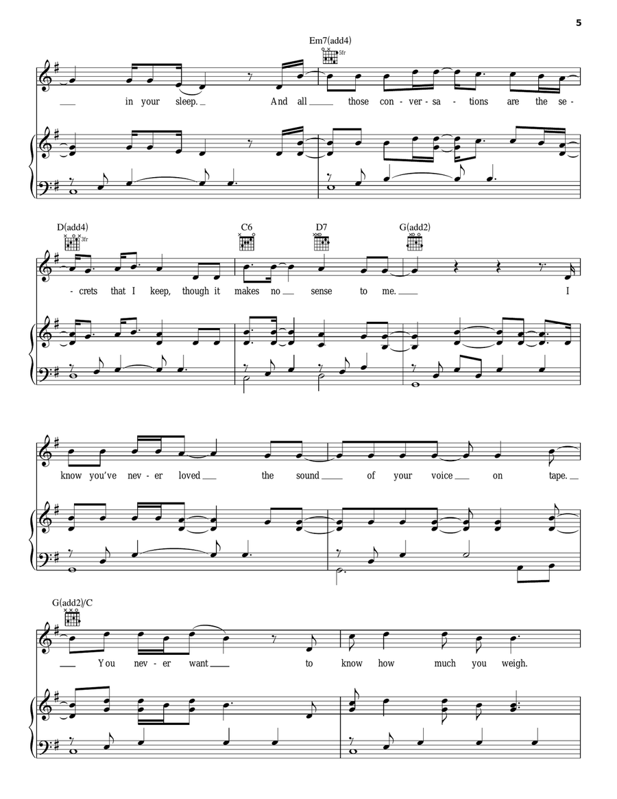 Little Things Little Things Acoustic Guitar scores gallery preview page 5