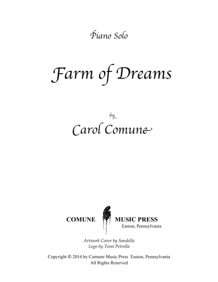 Farm of Dreams for solo piano image number null