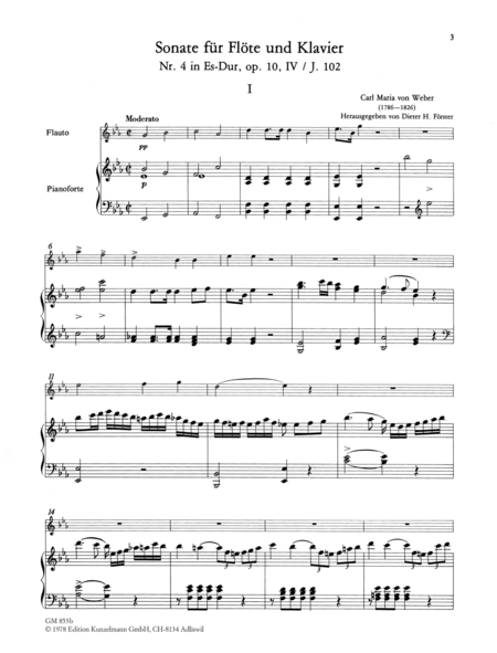 Sonatas for flute and piano