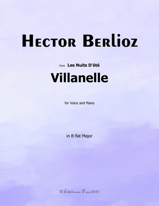 Villanelle, by Berlioz, in B flat Major