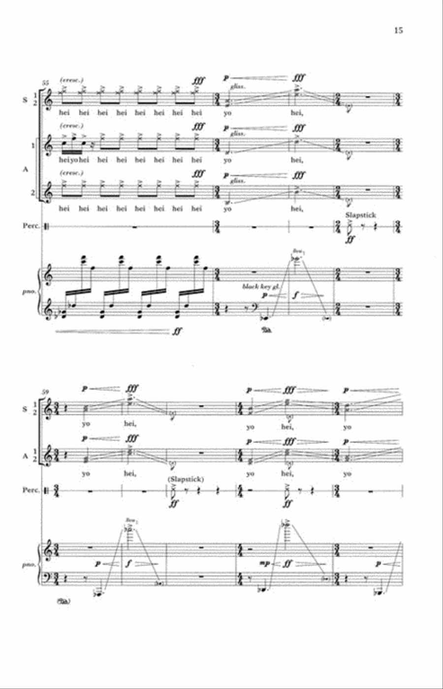 Boatmen's Song Boatmen's Song SSAA scores gallery preview page 7