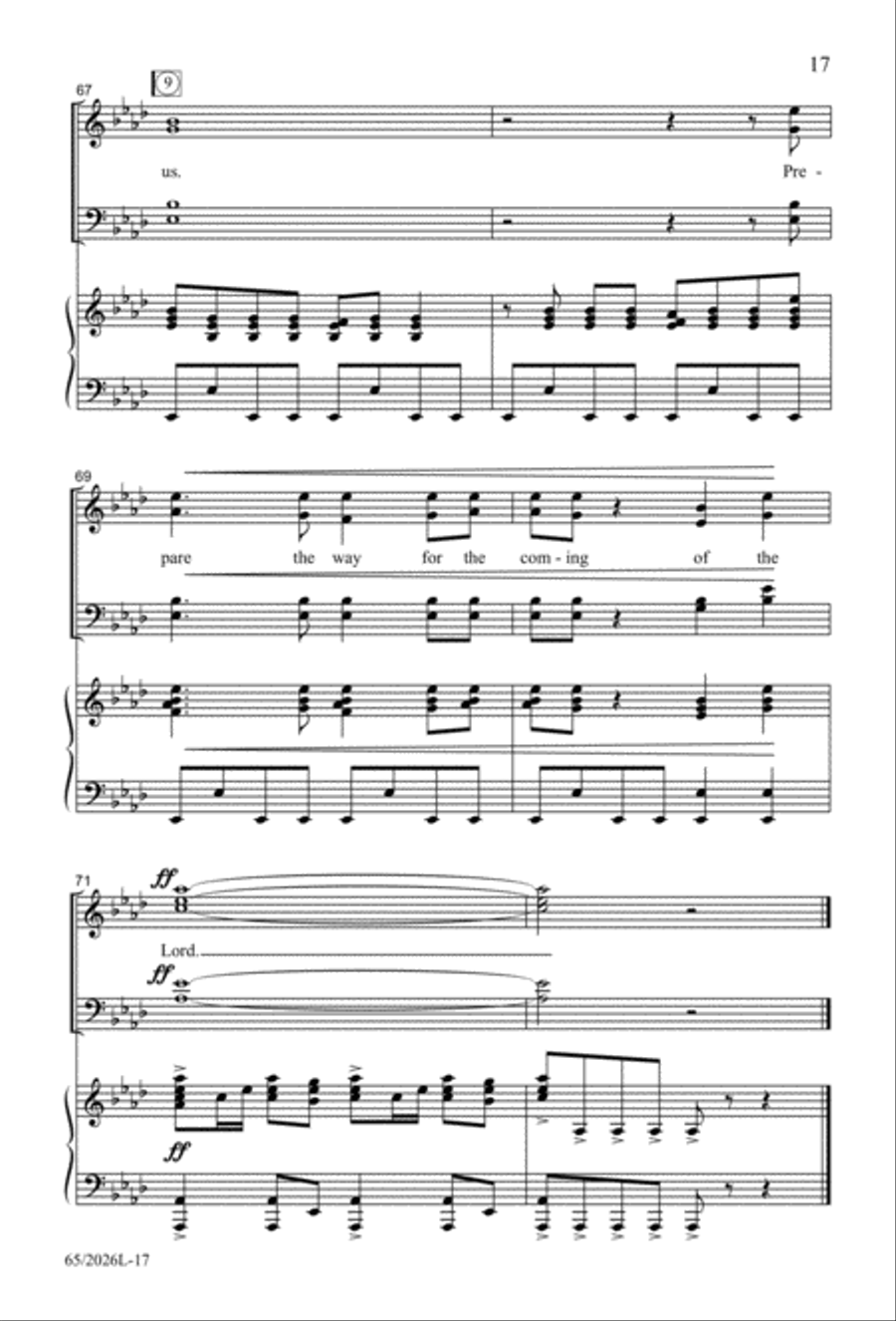 Night of the Father's Love 4-Part scores gallery preview page 18