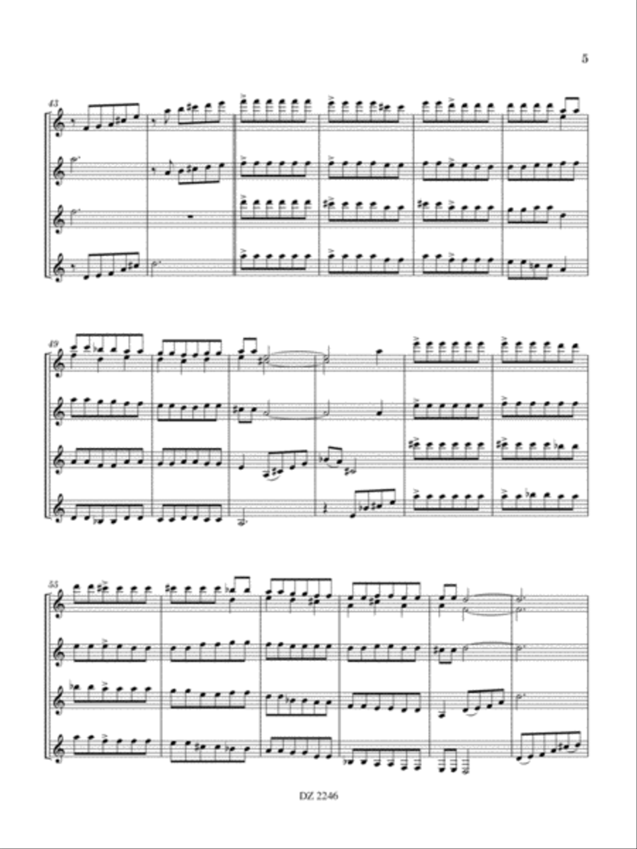 World Tour - La Sanduga - Mexico Guitar Ensemble scores gallery preview page 5