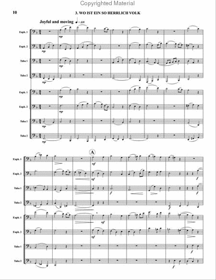 Festive & Commemorative Music (3 Mvts.) Large Ensemble scores gallery preview page 4