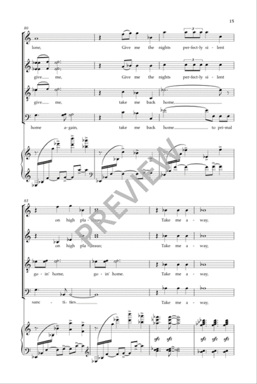 Sunrise 4-Part scores gallery preview page 16