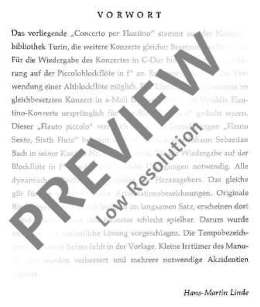 Concerto C Major Concerto C Major Piccolo scores gallery preview page 4