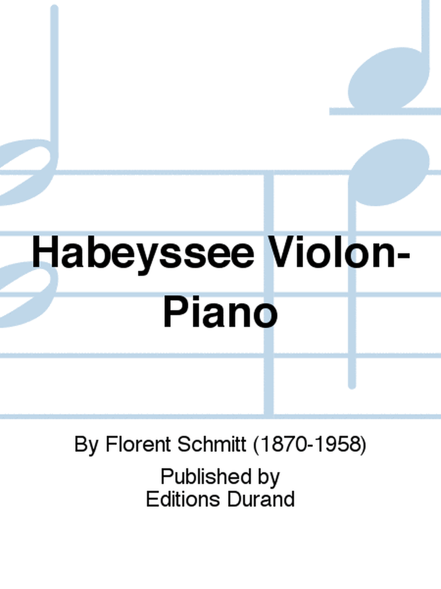Habeyssee Violon-Piano
