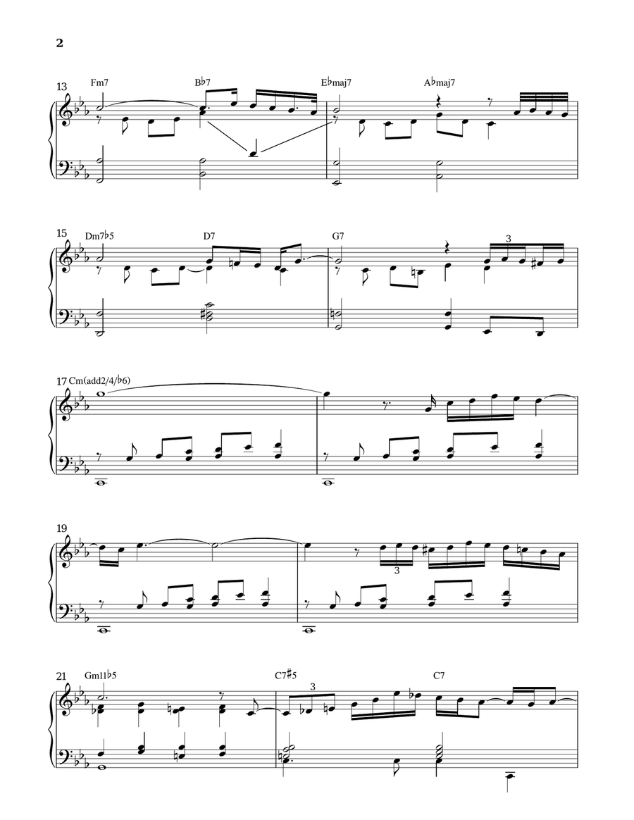 Oblivion Piano Solo scores gallery preview page 2