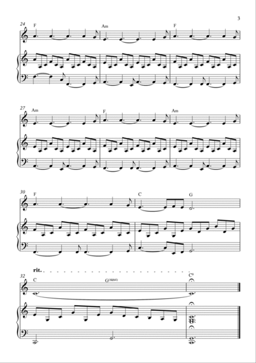 Hallelujah Hallelujah Violin Solo scores gallery preview page 4