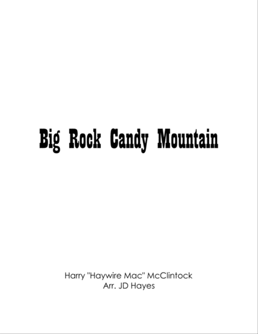 Big Rock Candy Mountain Handbell Choir scores gallery preview page 1