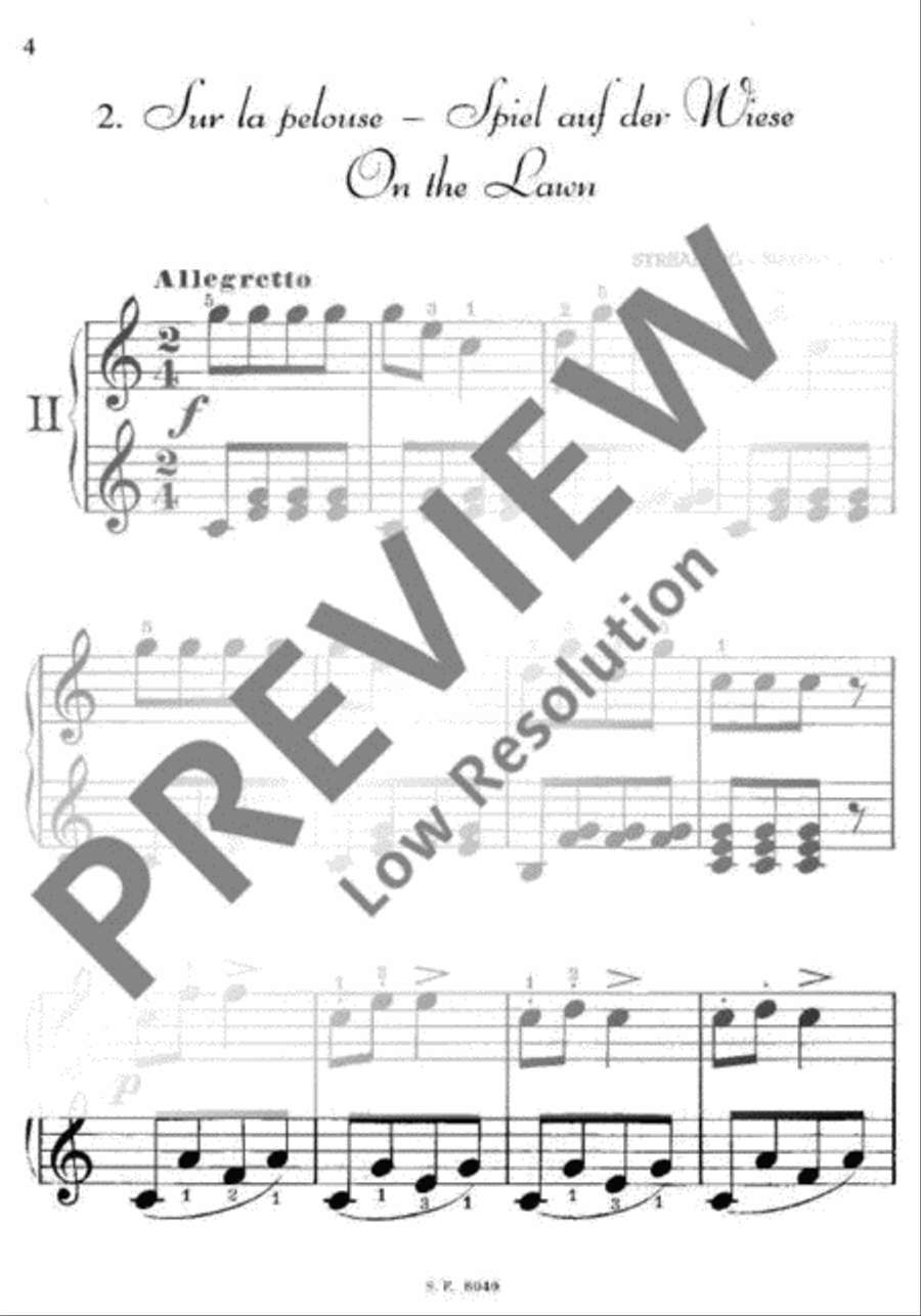 Le Pianiste en Herbe Piano Solo scores gallery preview page 5