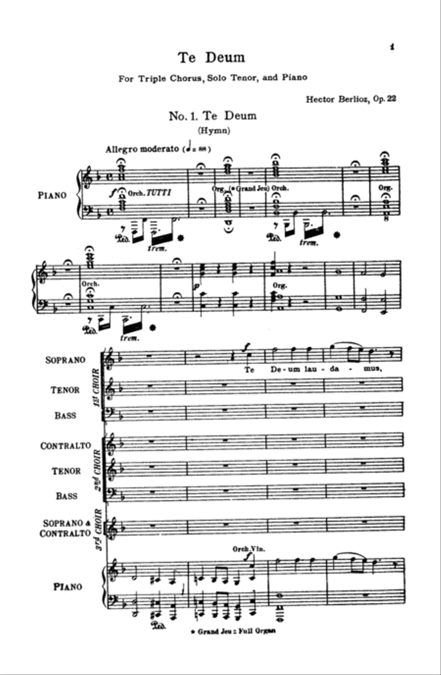 Te Deum Choir scores gallery preview page 4