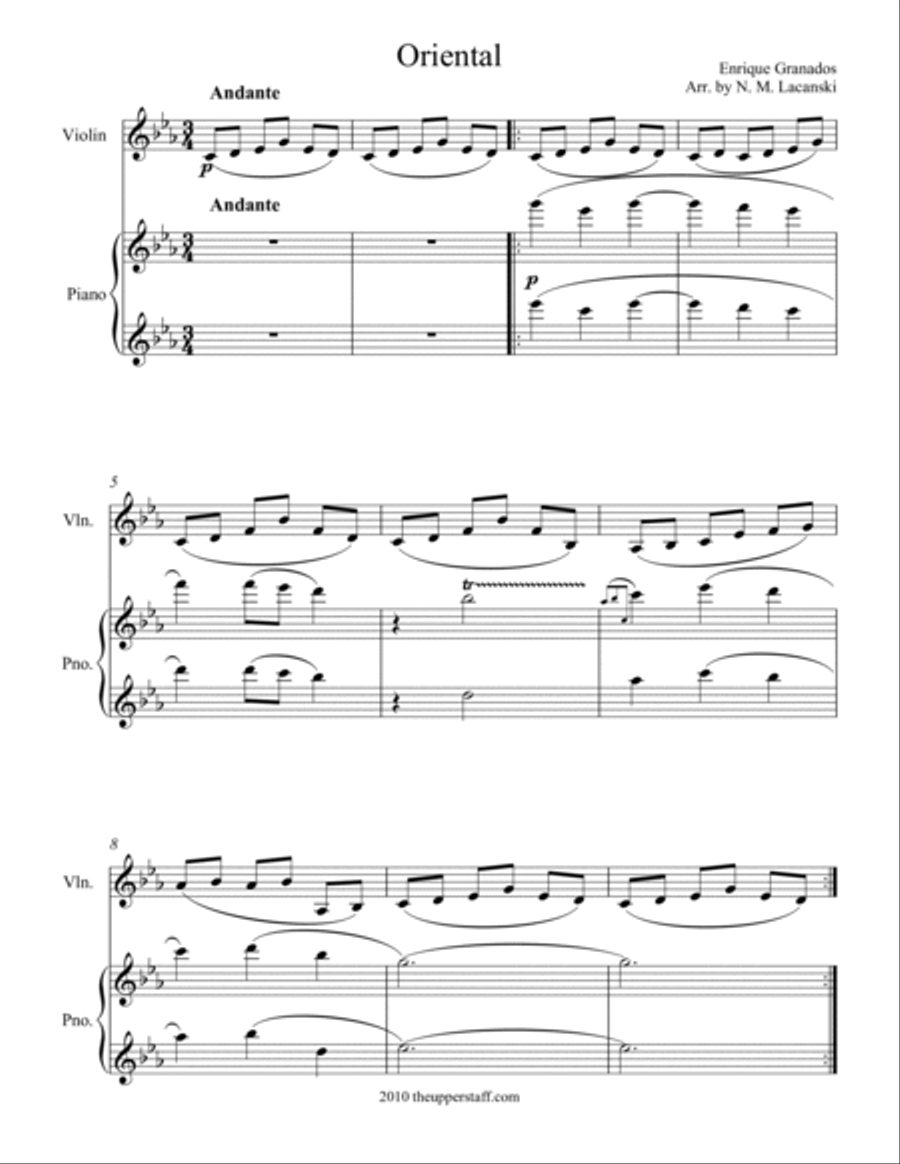 Oriental Oriental Violin Solo scores gallery preview page 4