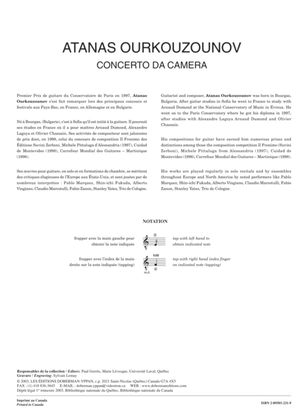 Concerto da camera (guit. / string quartet)