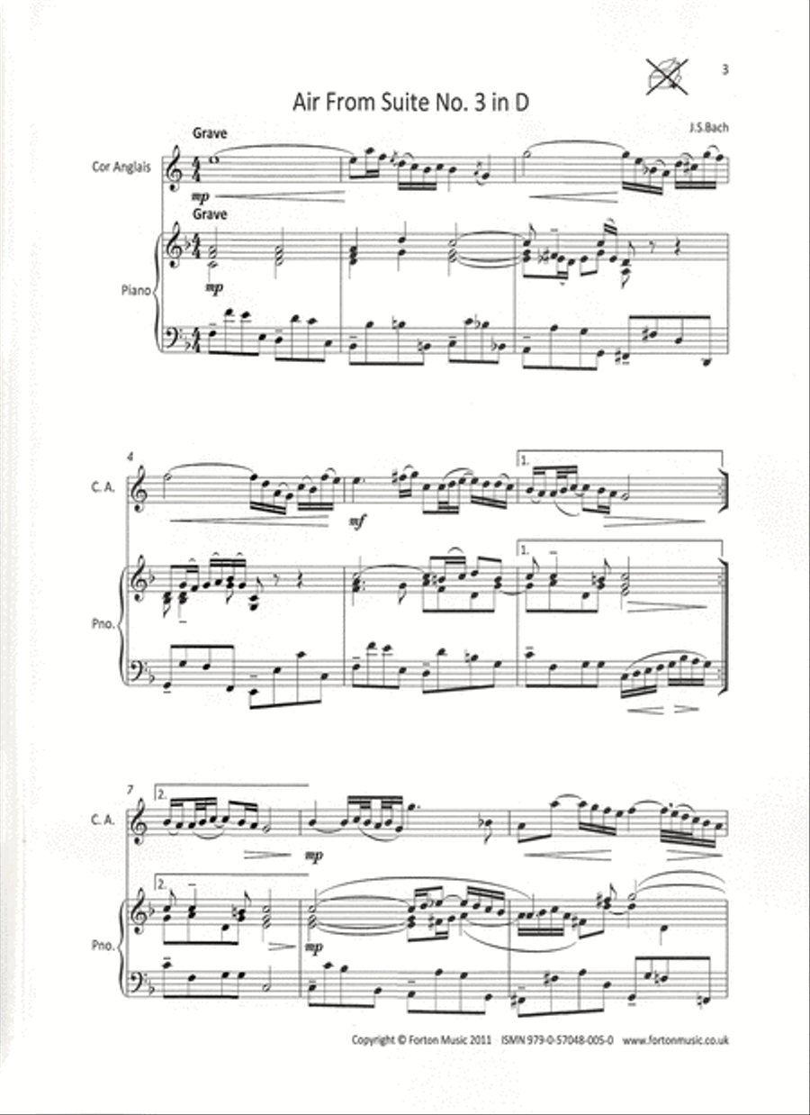 Solos for Cor Anglais Book 1 English Horn scores gallery preview page 3