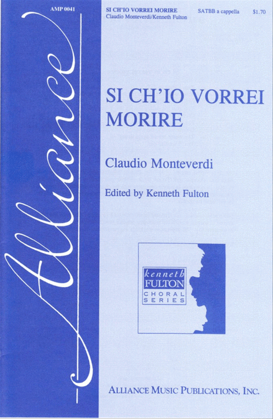 Si ch'io vorrei morire A Cappella scores gallery preview page 1