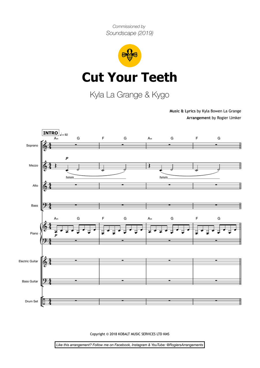 Cut Your Teeth 4-Part scores gallery preview page 1