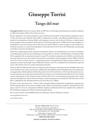 Book cover for Tango del mar
