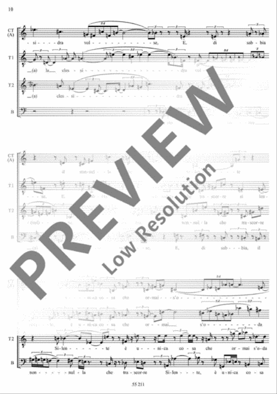 Variazioni su nulla Variazioni su nulla Choir scores gallery preview page 11