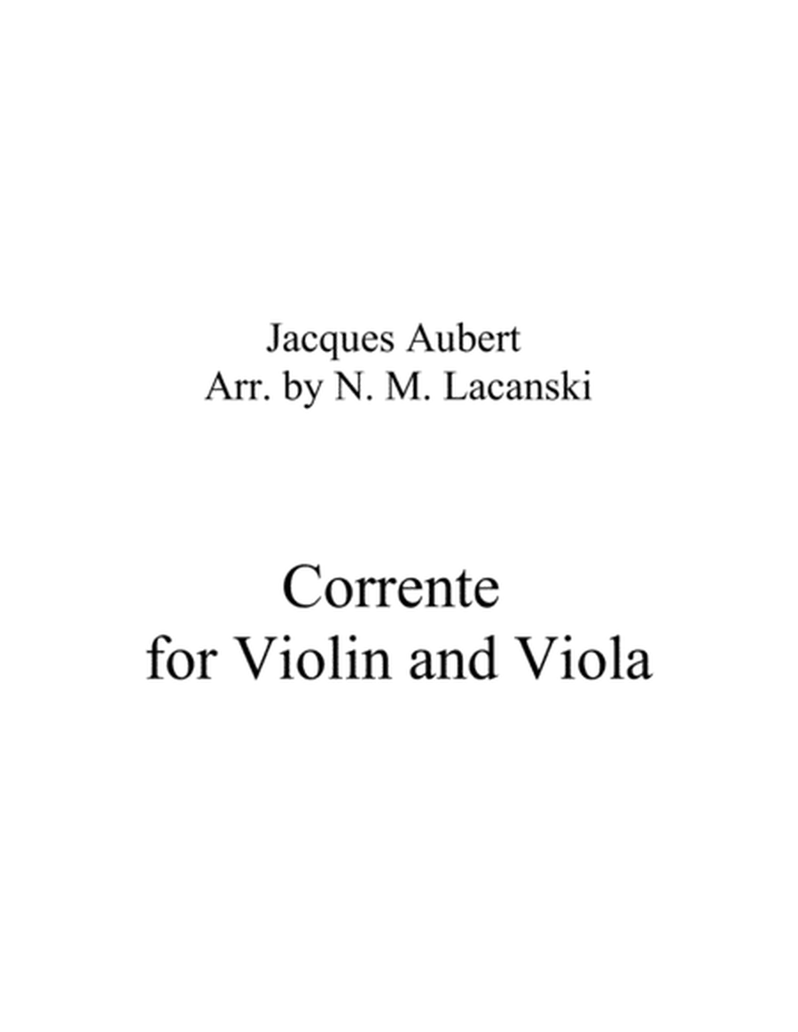 Corrente for Violin and Viola image number null