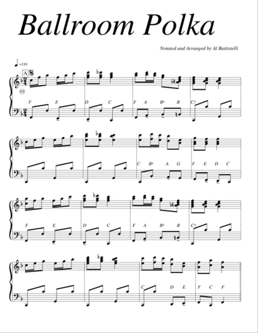 Ballroom Polka Accordion Digital Sheet Music Sheet Music Plus
