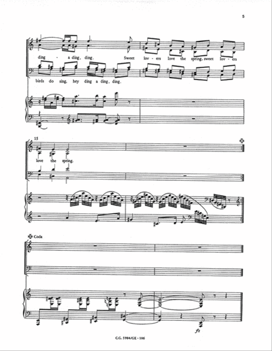 Fancies II (Collection) 4-Part scores gallery preview page 4