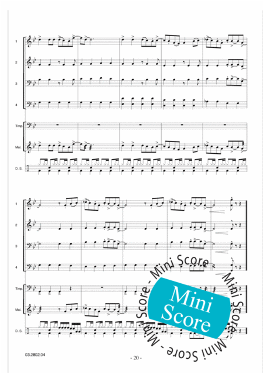 Adventure Games Concert Band scores gallery preview page 24