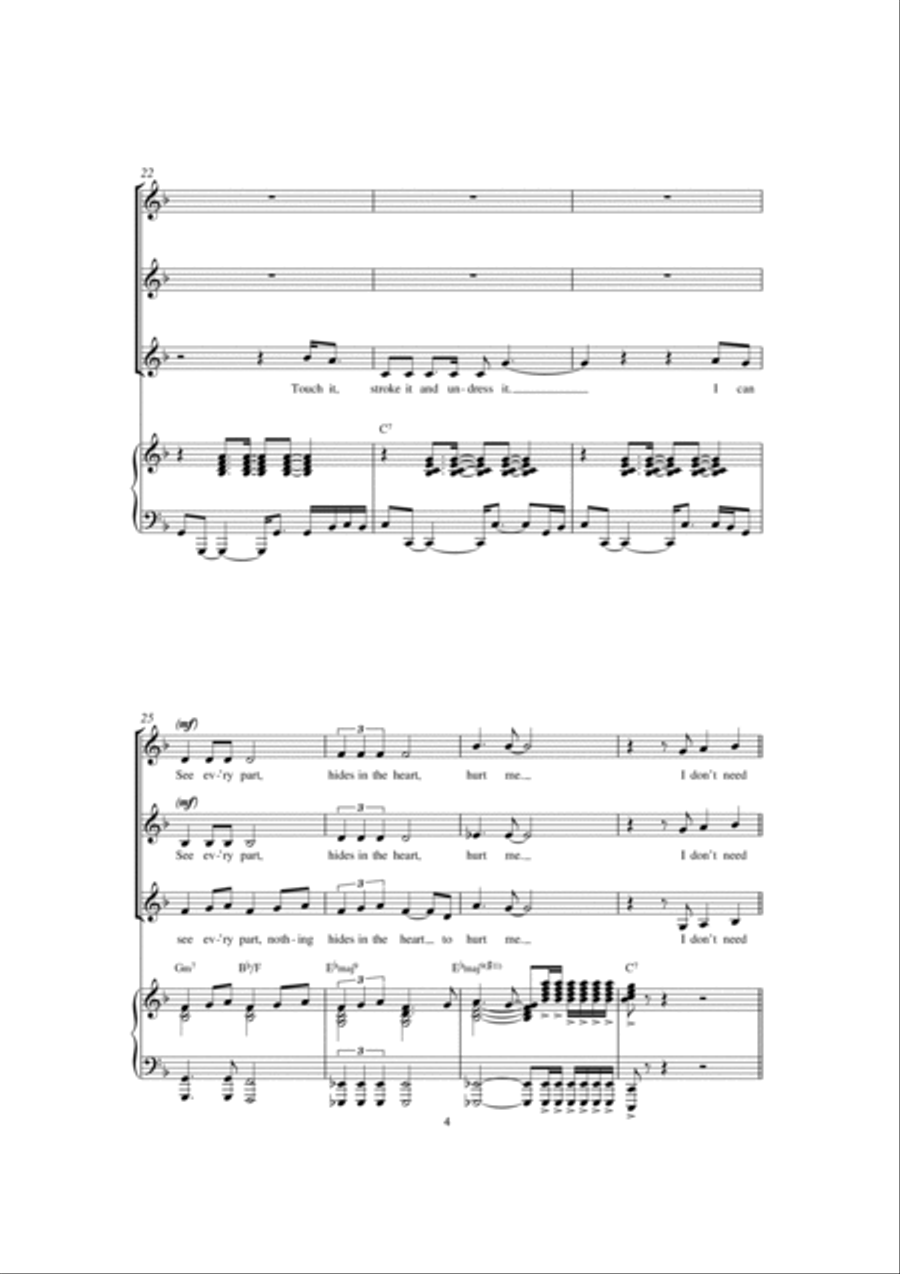 Diamonds Are Forever SSA scores gallery preview page 4