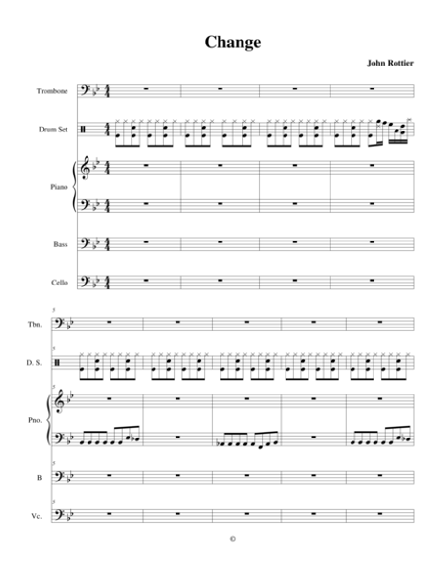Change Change Small Ensemble scores gallery preview page 1