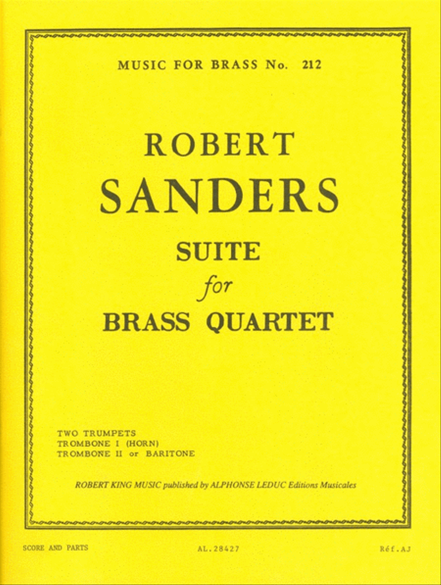 Suite (quartet-brass) Suite (quartet-brass) School and Community scores gallery preview page 1
