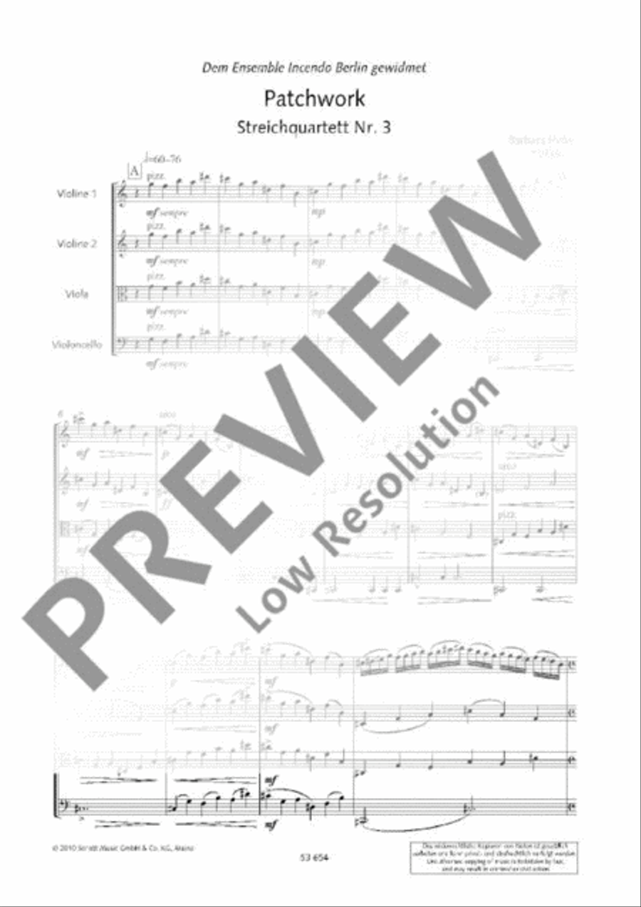 Patchwork String Quartet scores gallery preview page 2