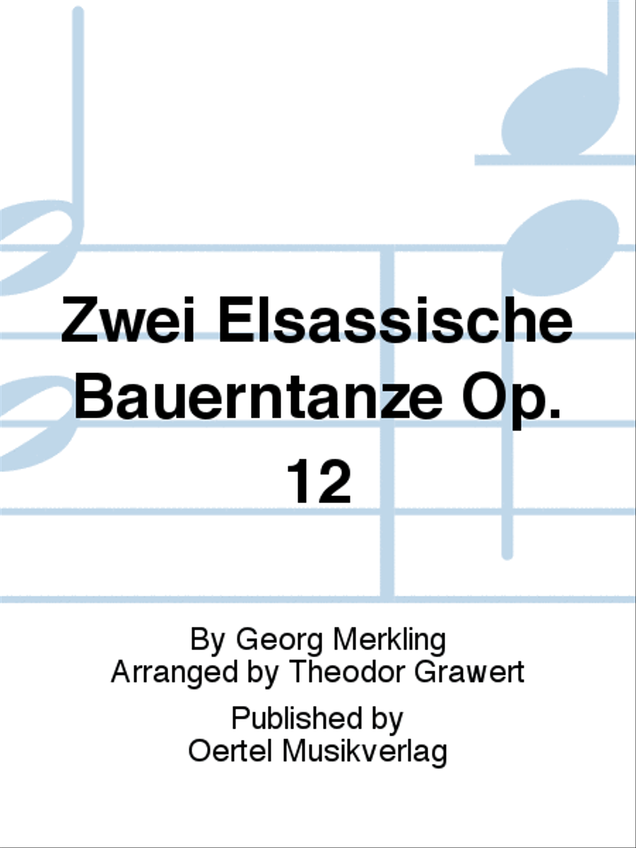 Zwei Elsässische Bauerntänze op. 12 Concert Band scores gallery preview page 1