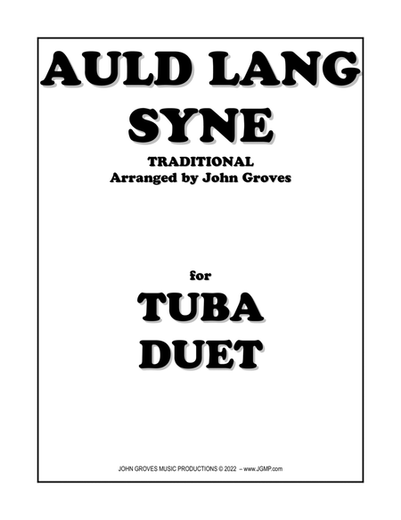 Auld Lang Syne - Tuba Duet image number null