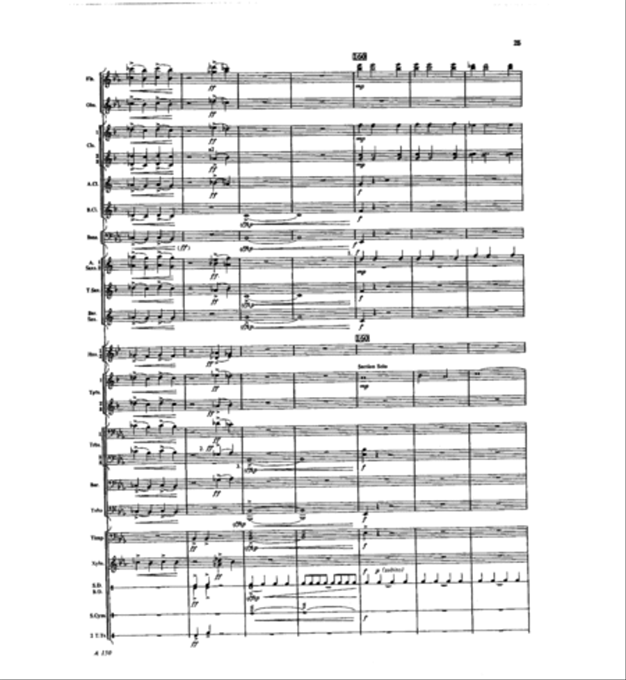 Ritual and Capriccio Concert Band scores gallery preview page 25