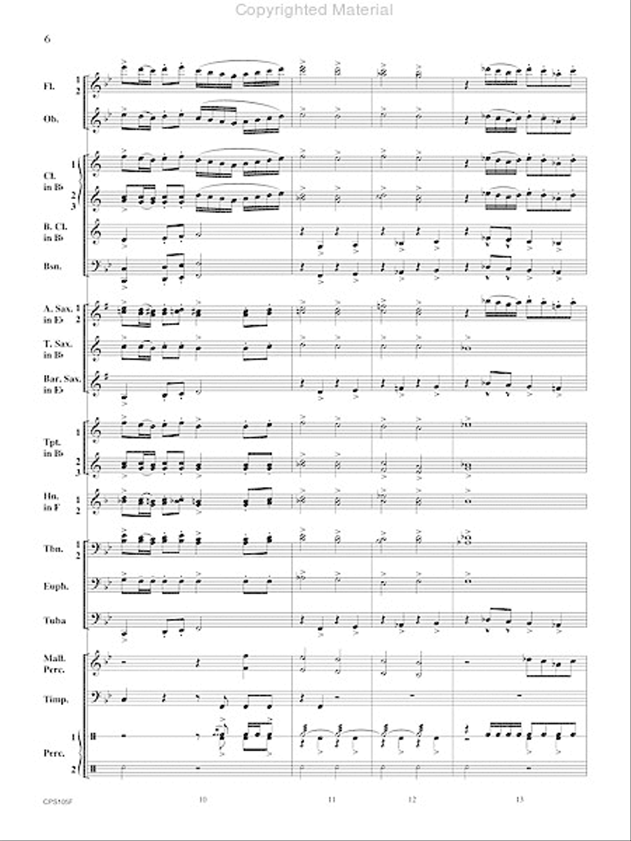 A Land Remembered A Land Remembered Concert Band scores gallery preview page 7