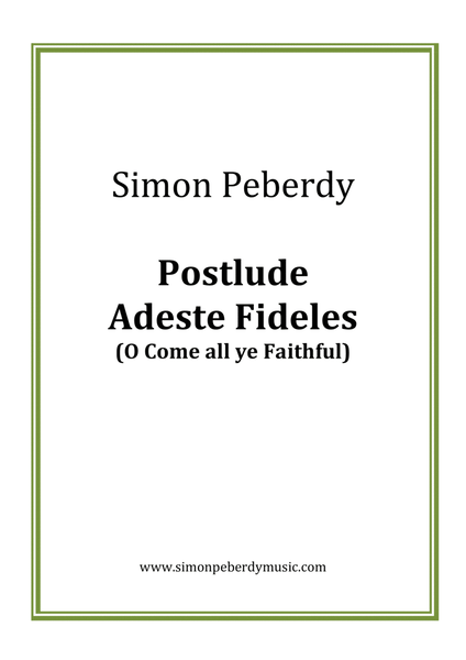 Organ Christmas Postlude Adeste Fideles (O Come all ye Faithful)
