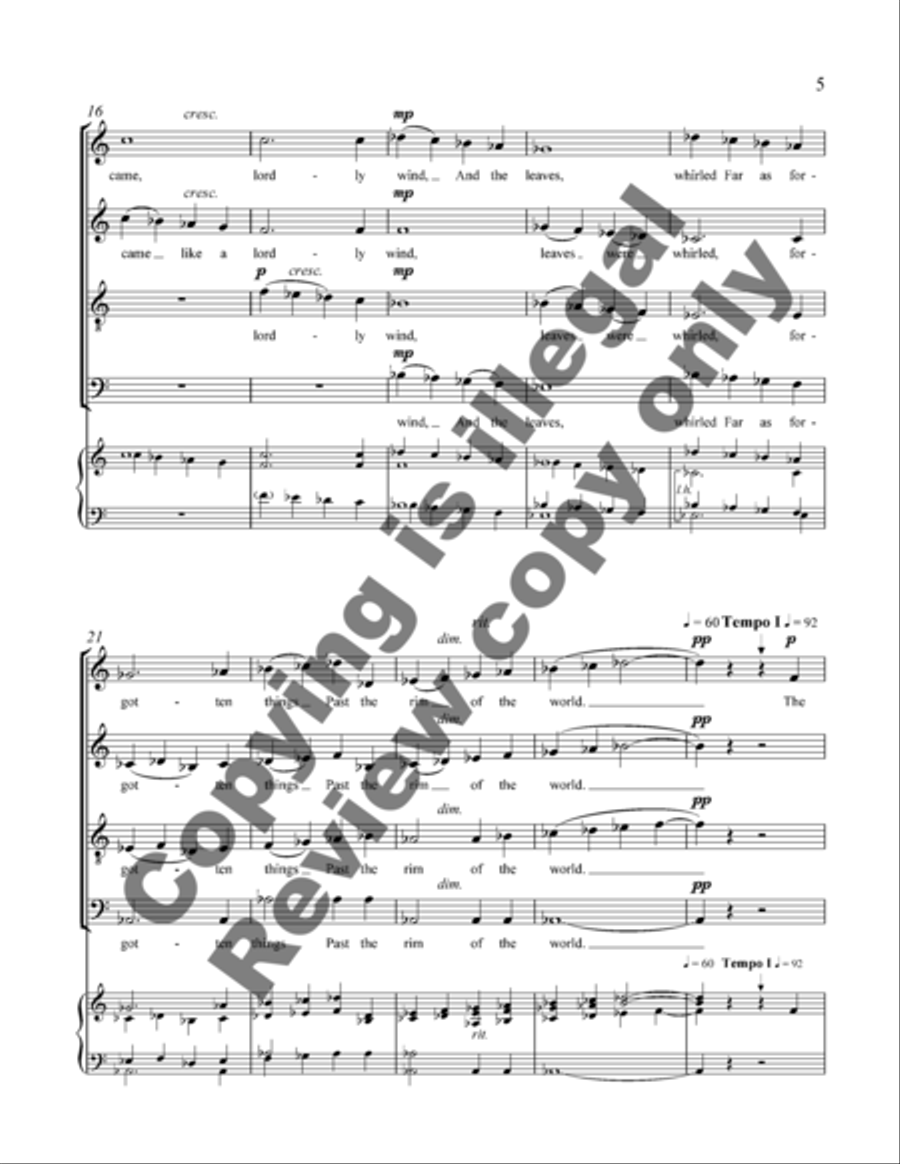 The Tree of Song 4-Part scores gallery preview page 9