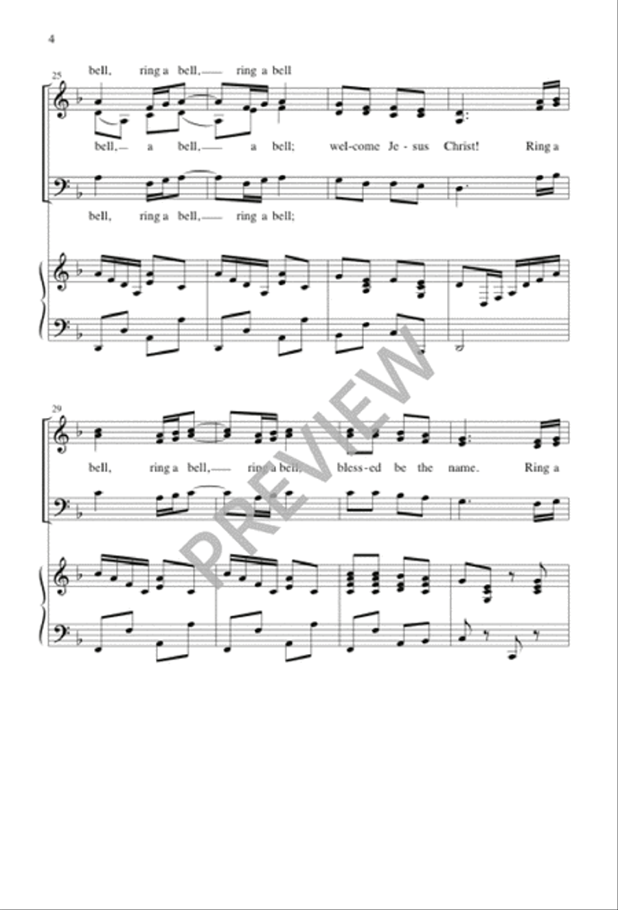 Ring a Bell 4-Part scores gallery preview page 5