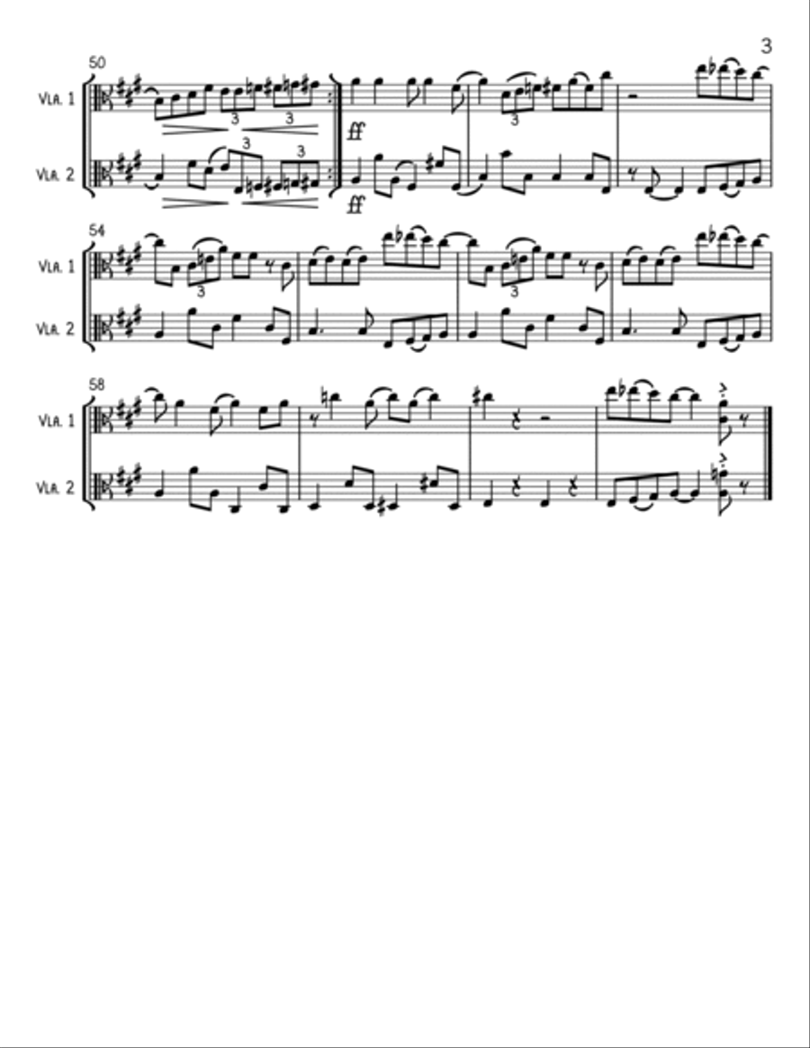 Always Look On The Bright Side Of Life String Duet scores gallery preview page 3