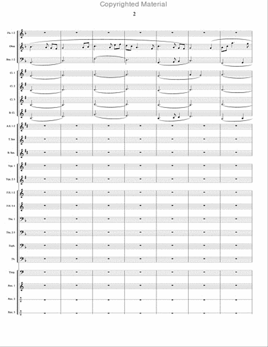 Soliloquy and Dance Concert Band scores gallery preview page 6