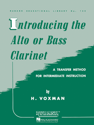 Book cover for Introducing the Alto or Bass Clarinet