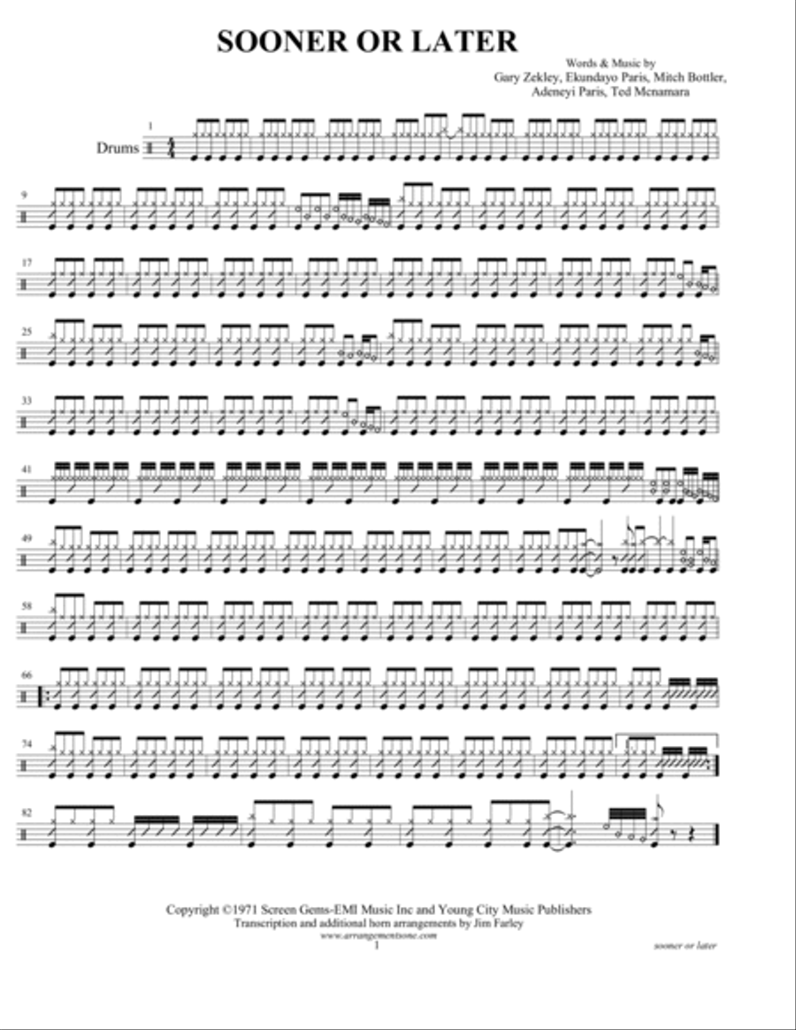 Sooner Or Later Tenor Saxophone scores gallery preview page 2