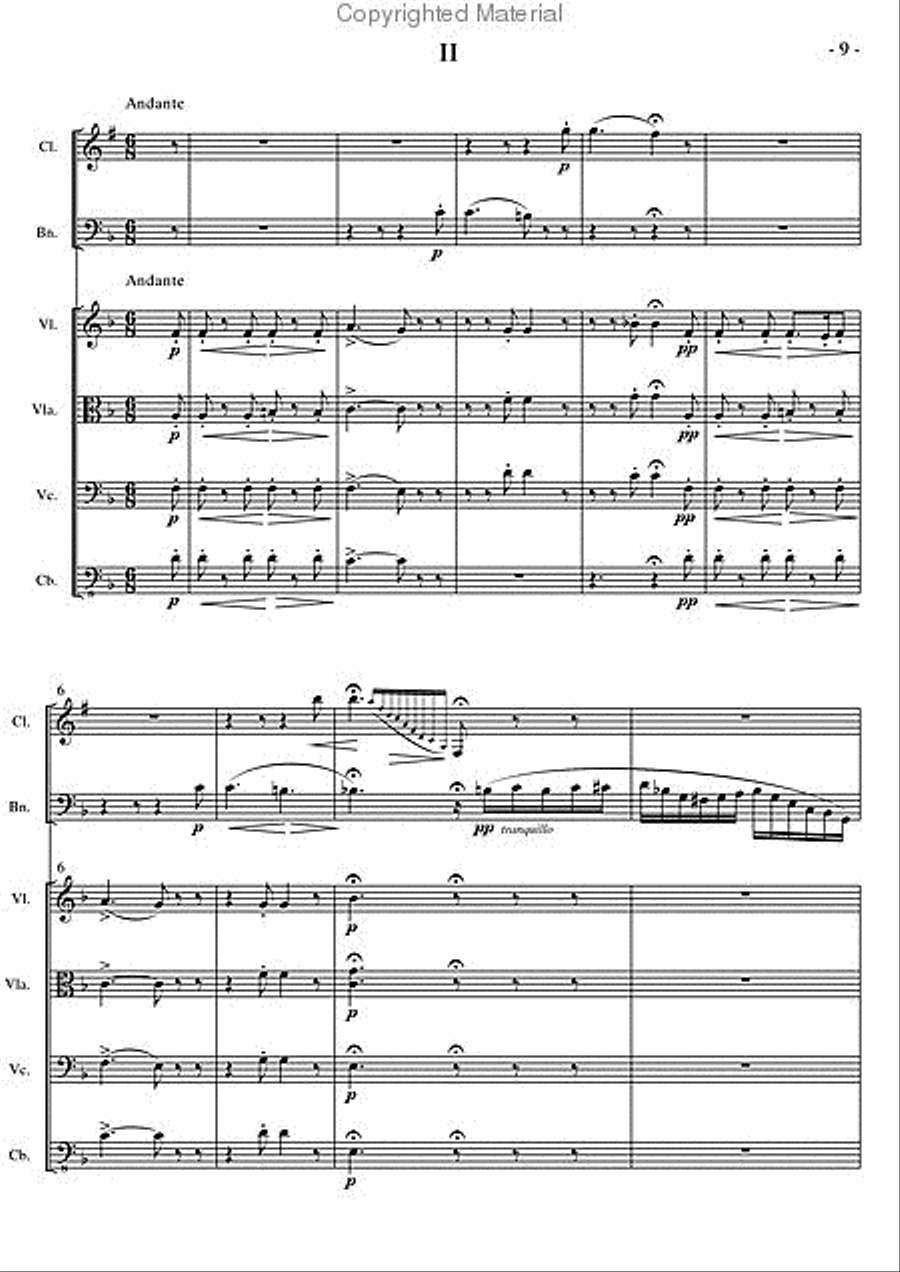 Concert Piece No. 2 Concert Piece No. 2 Clarinet scores gallery preview page 3